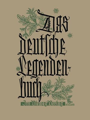 cover image of Das deutsche Legendenbuch